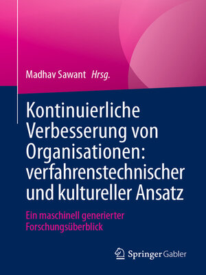 cover image of Kontinuierliche Verbesserung von Organisationen